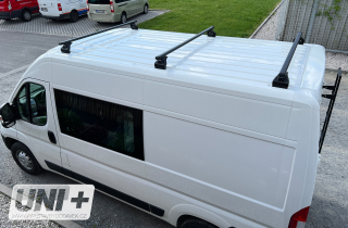 Střešní nosič CRUZ Cargo Xpro (Citroen Jumper, Peugeot Boxer, Fiat Ducato) (3 příčníky) (L1H1-L4H3)